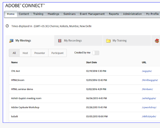 Adobe Connect Central